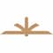 Ekena Millwork Redmond Smooth Timber Gable Bracket, Western Red Cedar, 84"W x 28"H x 1 1/2"D x 5 1/2"F, 8/12 Pitch GBW084X28X0206RED00SWR - alternate 1